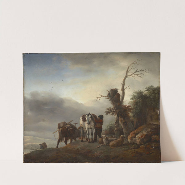 Landscape with Packhorses by Philips Wouwerman