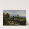 Landscape with Pastures and Clusters of Trees (ca 1650-1660) by Lucas van Uden
