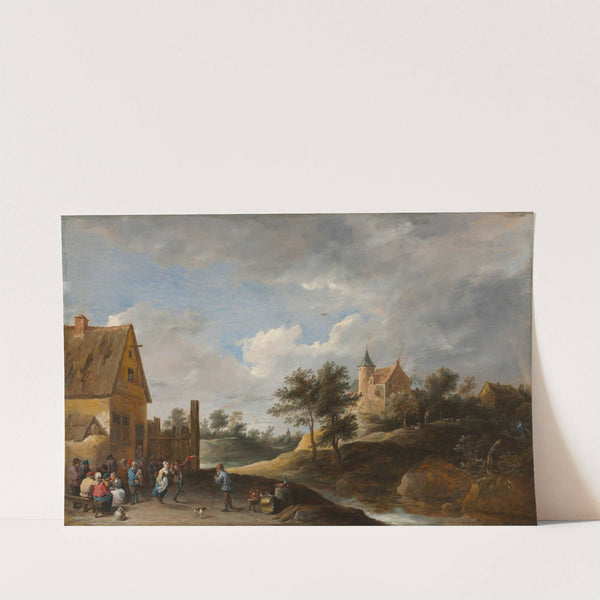 Landscape with Peasants Dancing by David Teniers The Elder