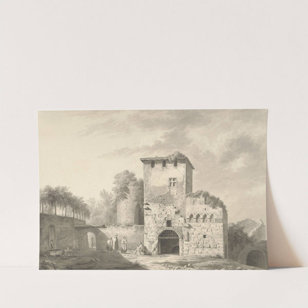 Landscape with People amid Ruins by Jean-Jacques de Boissieu