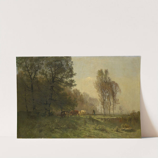 Landscape with Ploughing Farmers by Jacques Dunant