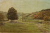 Landscape with poplars