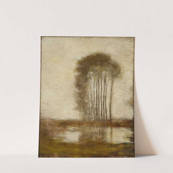 Landscape with Poplars by Homer Dodge Martin