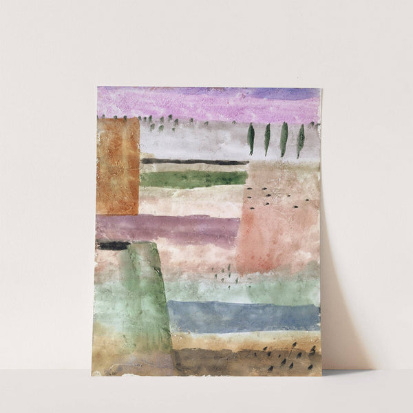 Landscape with Poplars by Paul Klee