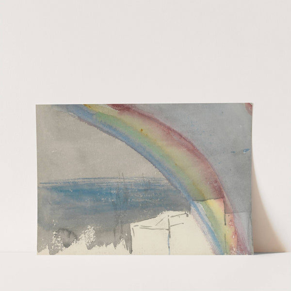 Landscape with Rainbow by Barbara Bodichon