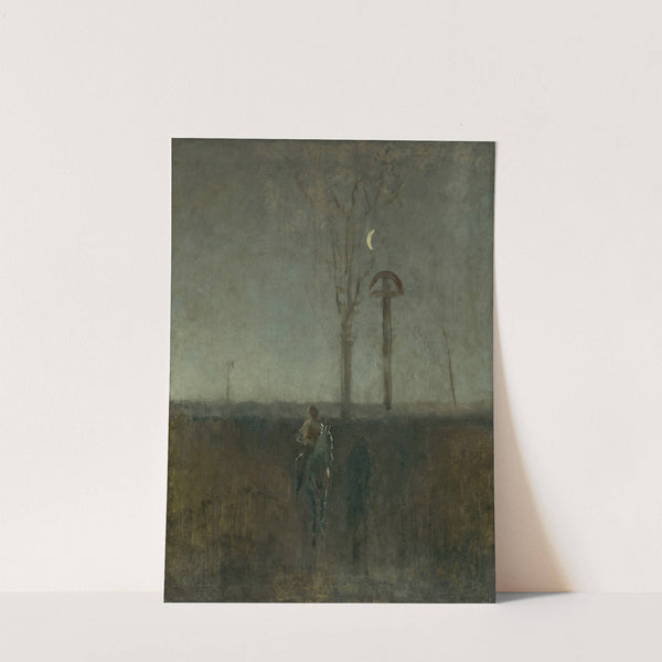 Landscape with rider (1890–1900) by Ladislav Mednyánszky