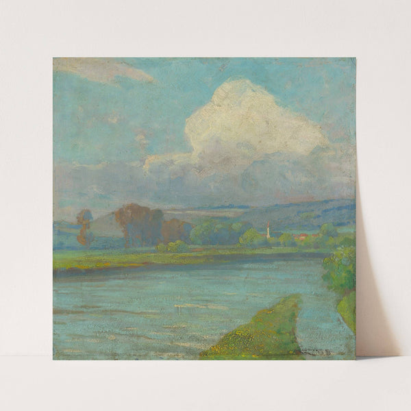 Landscape with river (1910–1915) by Ľudovít Čordák