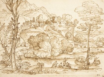 Landscape with River and Figures