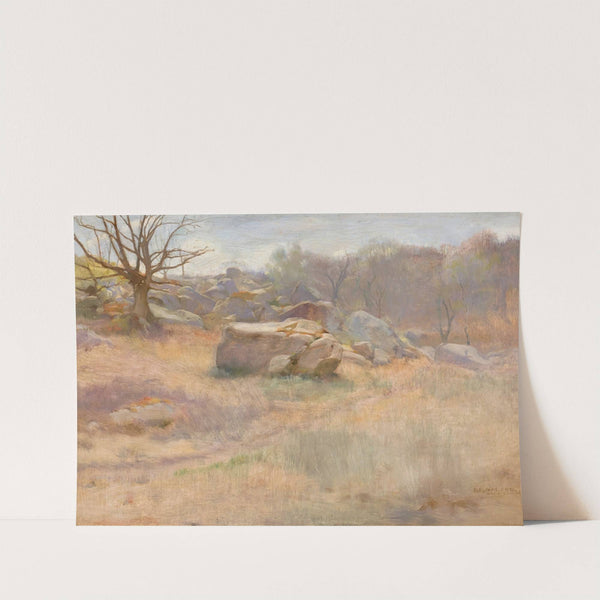 Landscape with Rock by Harry Mills Walcott