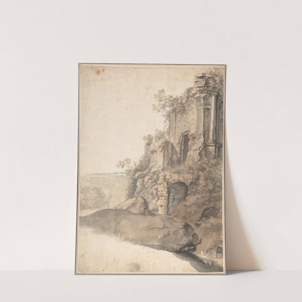 Landscape with Roman Ruins (1609–67) by Cornelis Van Poelenburch