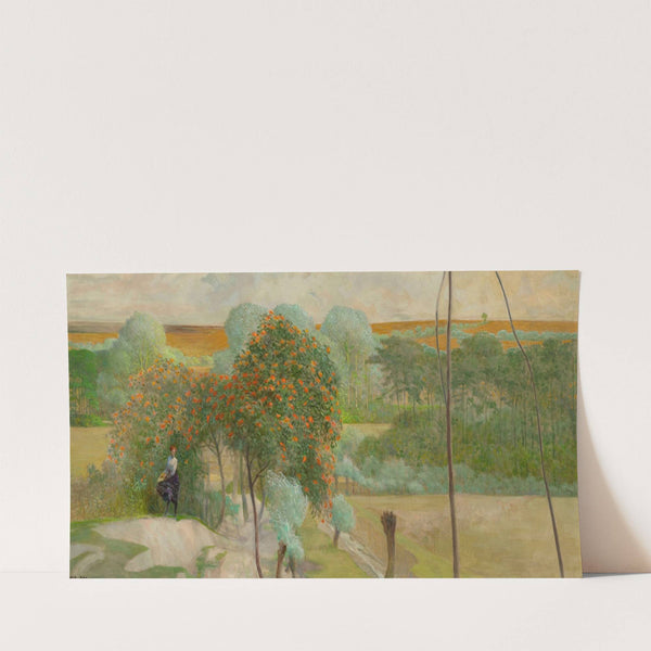 Landscape with rowanberry (1909) by Jacek Malczewski