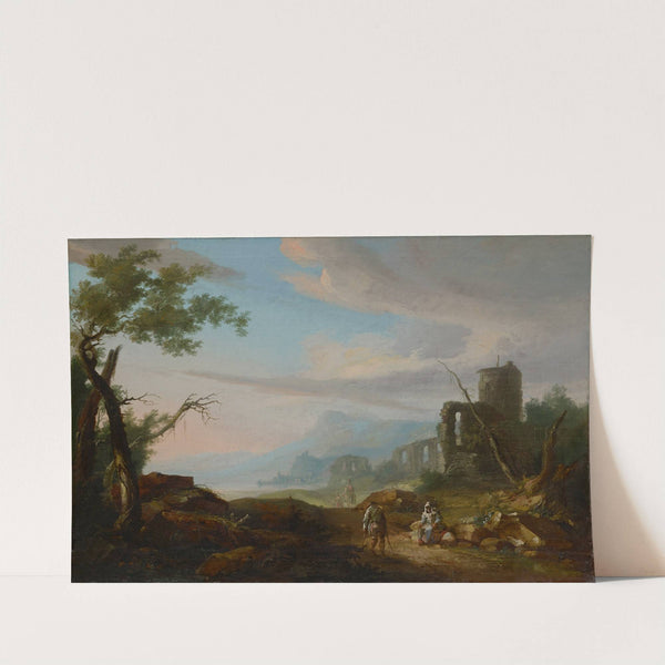 Landscape with Ruins (1769) by Caspar Wolf