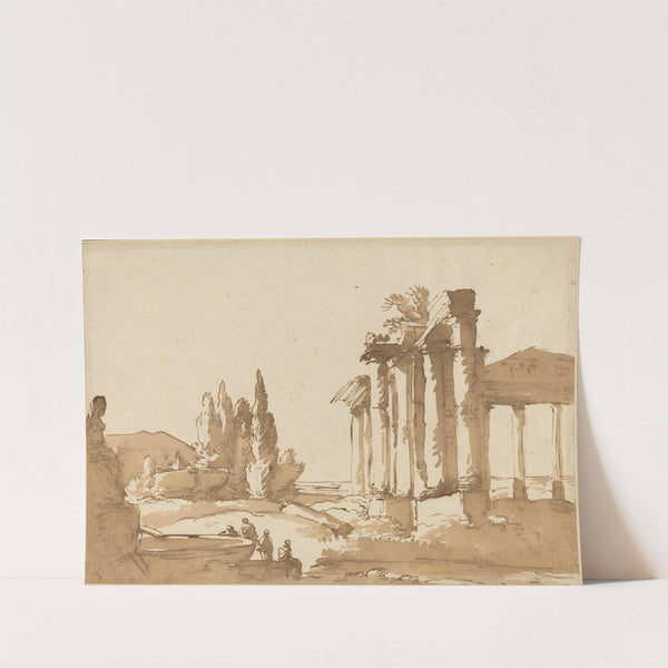 Landscape with Ruins by Anonymous