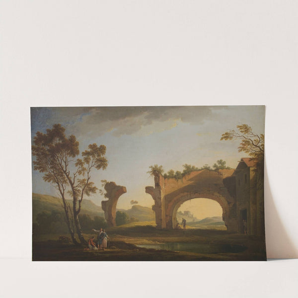 Landscape with Ruins of the Aqueduct by Adolf Fryderyk Harper