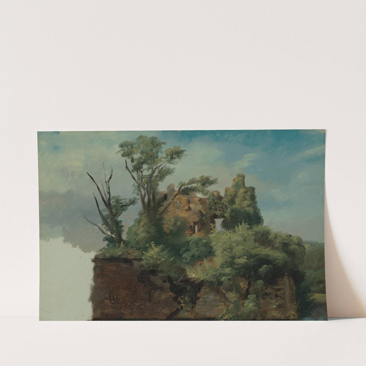 Landscape with Ruins (circa 1782-1785) by Pierre-Henri de Valenciennes