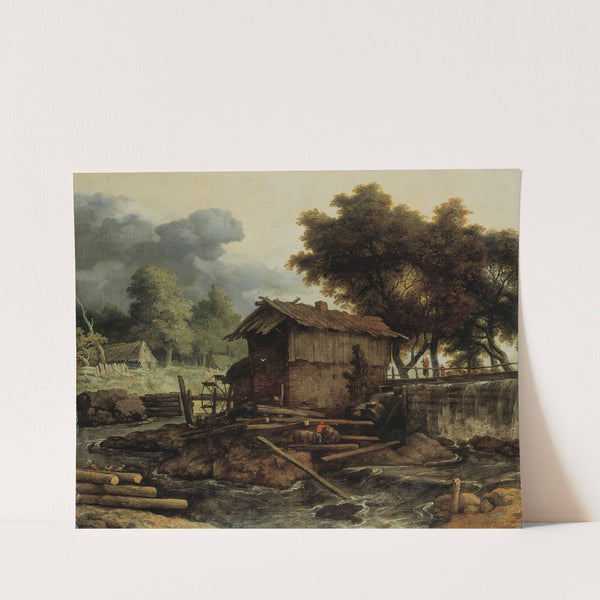 Landscape with Sawmill (ca. 1660) by Allaert van Everdingen
