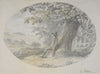 Landscape with seated man