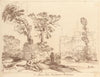 Landscape with seated man