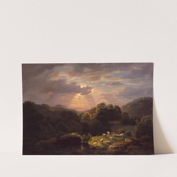 Landscape with Sheep by Robert S. Duncanson