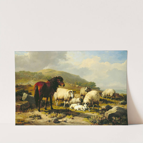 Landscape with Sheep (19th century) by Eugène Joseph Verboeckhoven