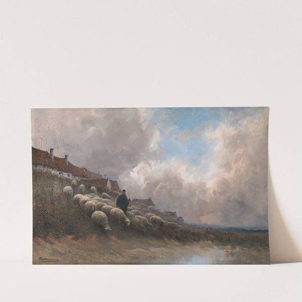 Landscape with Sheep by Maurice Hagemans