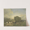 Landscape with Sheep and a Hay Wagon by Balthasar Paul Ommeganck