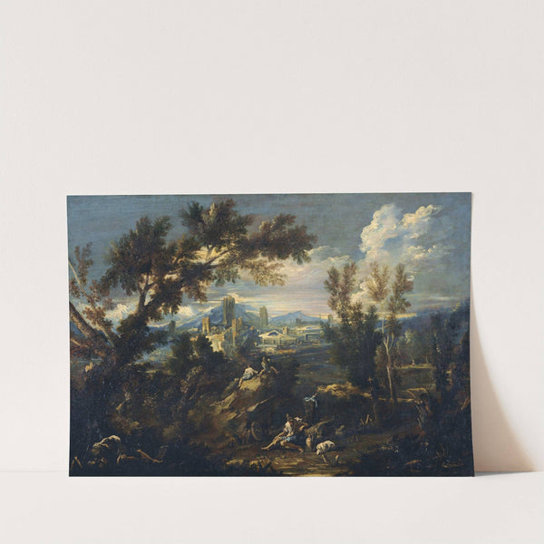 Landscape with Shepherds by Alessandro Magnasco