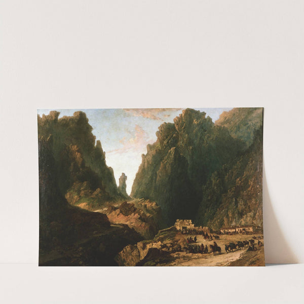 Landscape with Smugglers (1861) by Eugenio Lucas Velázquez