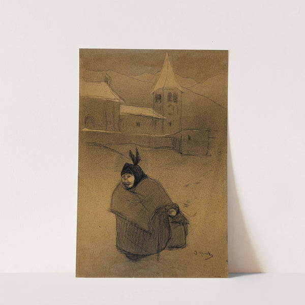 Landscape with Snow by Isidre Nonell