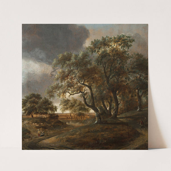 Landscape with staffage by Jan Vermeer van Haarlem the Elder
