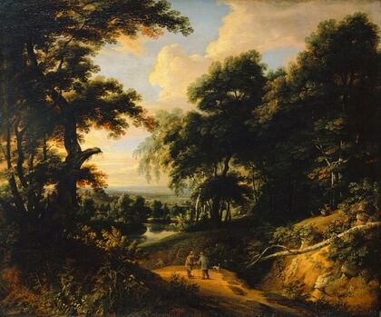 Landscape with Staffage Figures — size preview