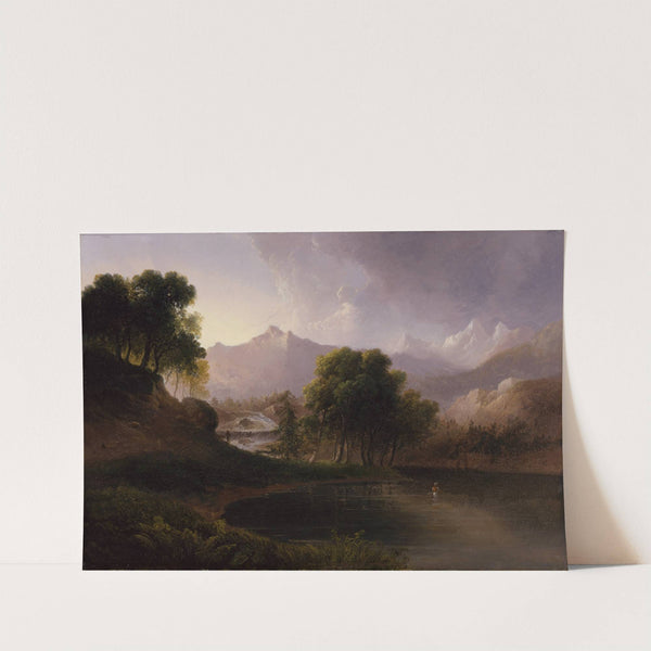 Landscape with Stream and Mountains by Thomas Doughty