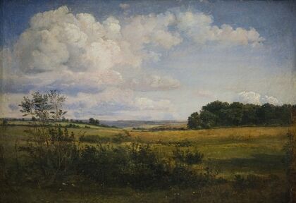 Landscape with Sunlit Clouds (1844 – 1845)