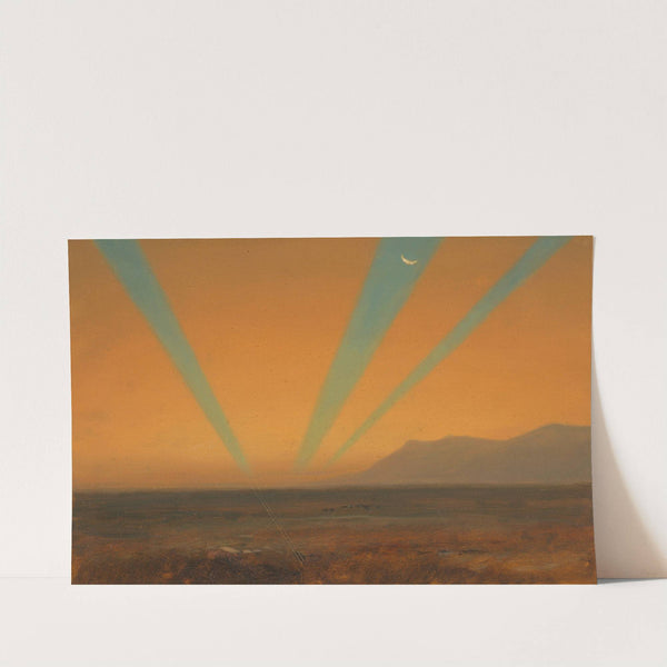 Landscape with Sunset (1860–70) by Frederic Edwin Church