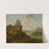 Landscape with Temple Ruin by Christian Georg Schütz the elder