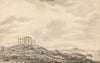 Landscape with Temple Ruins at Sunium