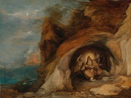 Landscape With Temptation Of St. Anthony