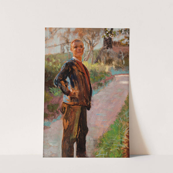 Landscape with the Artist's Son on a Path by Jacek Malczewski