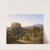 Landscape with the Castle of Massa di Carrara by Leo Von Klenze