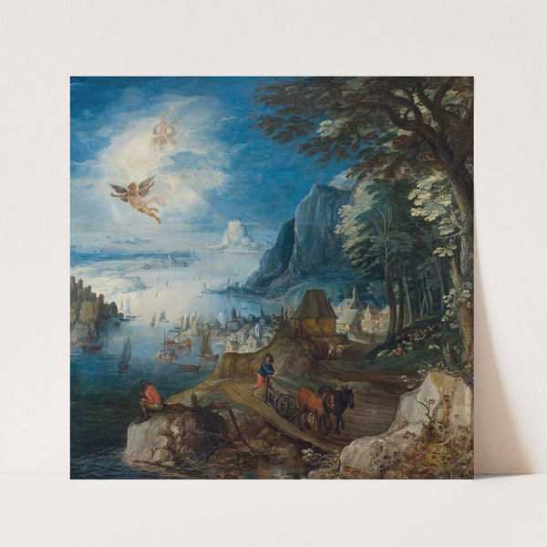 Landscape with the Fall of Icarus by Joos de Momper
