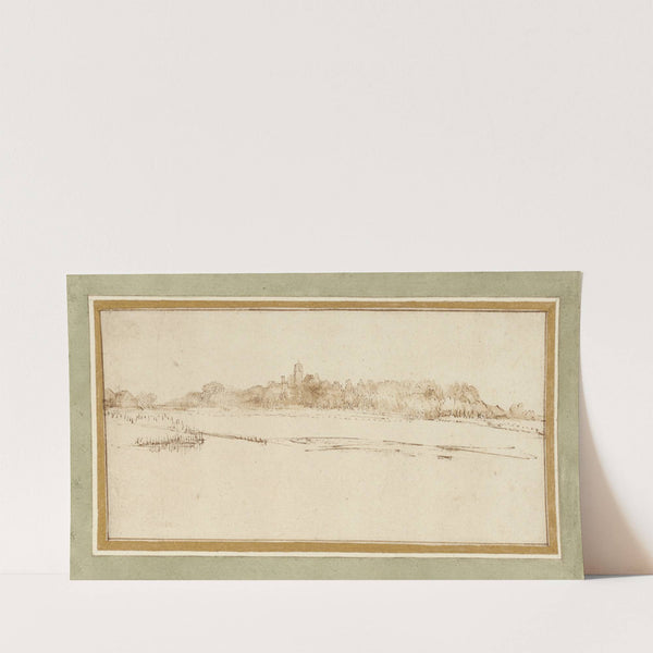 Landscape with the House with the Little Tower (1651) by Rembrandt van Rijn