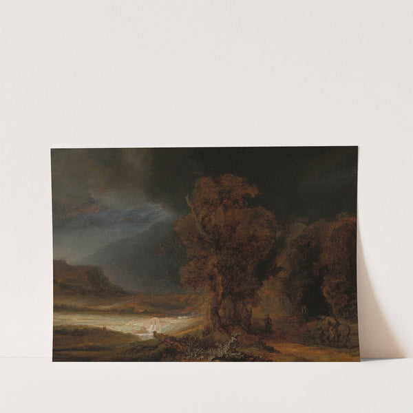 Landscape with the Parable of the Good Samaritan by Rembrandt van Rijn