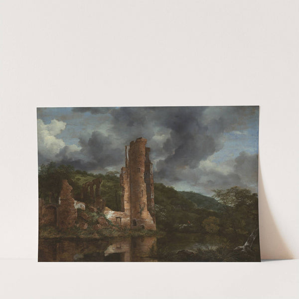 Landscape with the Ruins of the Castle of Egmond (1650-55) by Jacob van Ruisdael