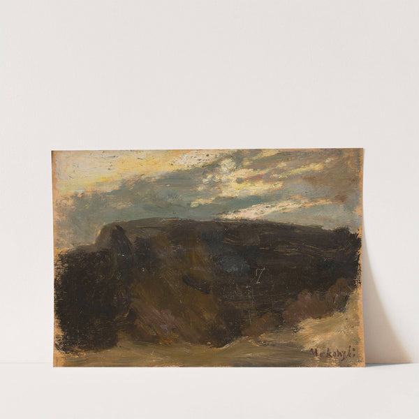 Landscape with the sun shining through by Tadeusz Makowski