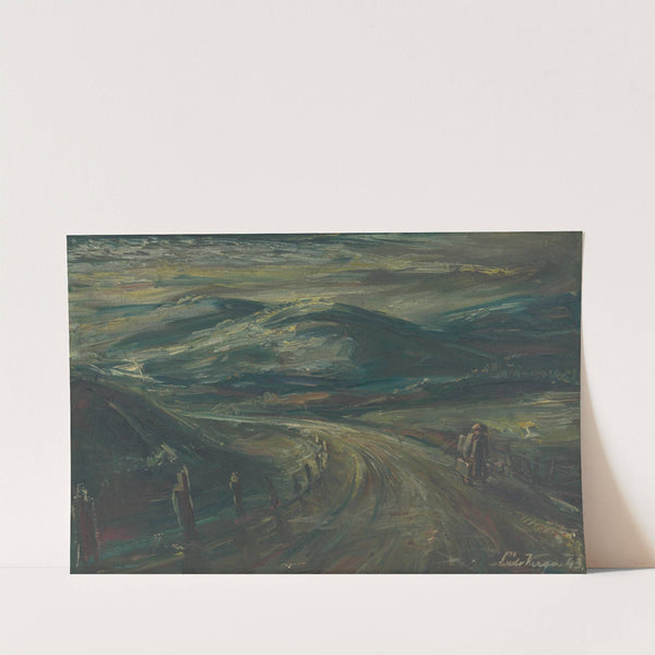 Landscape with Travellers by Ľudovít Varga
