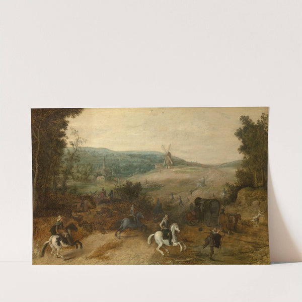 Landscape with Travellers Attacked by Robbers by Sebastian Vrancx