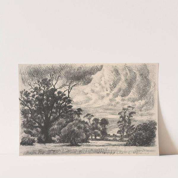 Landscape with trees by Roger Fry