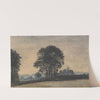 Landscape with Trees. by David Charles Read