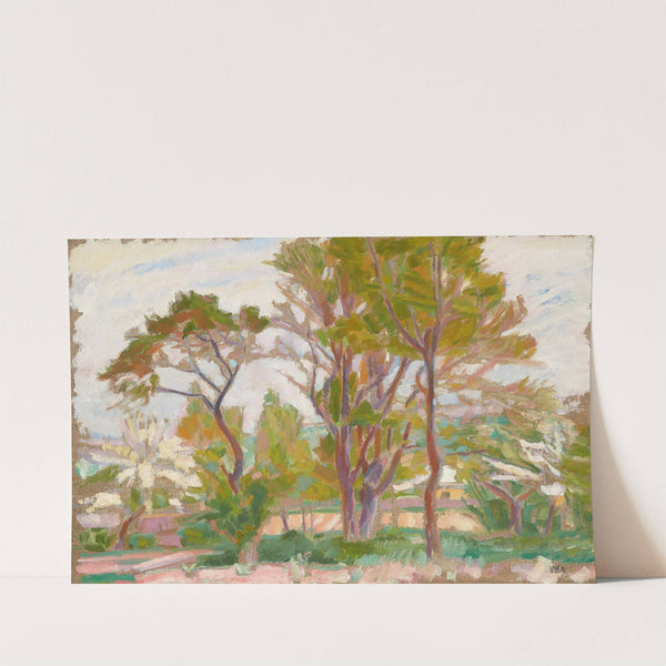 Landscape with Trees (1910) by Wojciech Weiss