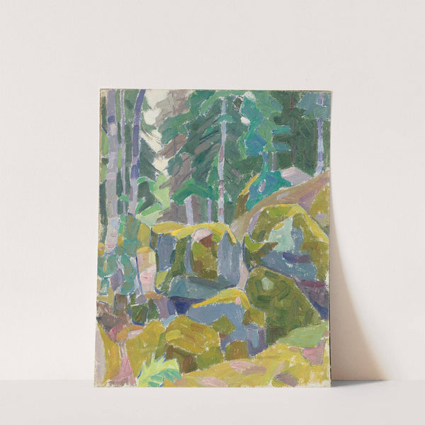 Landscape With Trees by Alexander Konstantinovich Bogomazov